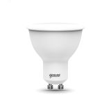 Лампа светодиодная LED 6 Вт RGB Вт+димирование GU10 MR16 Black Gauss 101106406 GAUSS