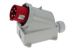 Вилка настенная 63A/400V/3P+N+E/IP67 00-00032411 INPIN