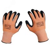 Перчатки для защиты от механических воздействий и порезов DY1350S-OR/BLK, размер 9 00-00011903 SCAFFA