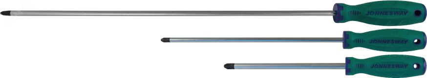 Отвертка стержневая крестовая ANTI-SLIP GRIP, PH1x100 мм 046095 Jonnesway