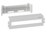 Корпус-панель с DIN-рейкой. 19 дюймов. 3U. 22 места. цвет серый (RAL 7035) DP 0003.700 SYSMATRIX
