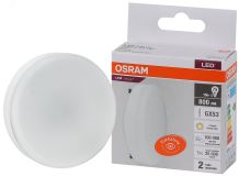 Лампа светодиодная LED 10 Вт GX53 3000К 800Лм таблетка 220 В (замена 75Вт) OSRAM 4058075582064 LEDVANCE