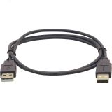 Кабель USB-A 2.0 М на USB-A М, 0.9 м., черный 1000442837 Kramer