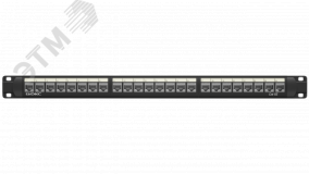 Патч-панель 191UCAT5E 24 модуля RJ45 экранированная RN5PPF24 DKC