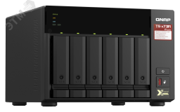 Сетевое харнилище 6 отсеков 3,5''/2,5'', AMD Ryzen V1500B 2,2 ГГц, DDR4 8 Гб 129518 QNAP