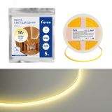 Лента светодиодная LEDх400/м COB 5м 7w/m 12в 3000К 48947 FERON