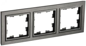 BRITE Рамка 3 поста РУ-3-БрТБ темная бронза BR-M32-K45 IEK