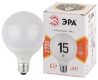 Лампа светодиодная STD LED G95-15W-2700K-E27 E27 / Е27 15Вт шар теплый белый свет Б0049077 ЭРА
