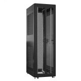 Шкаф серверный 42U 800х1200 передняя дверь: двустворчатая перфорированная IP20. задняя дверь: двустворчатая перфорированная IP20. боковые панели: перфорированные. цвет: черный RAL9005  EX 8242.9442 SYSMATRIX