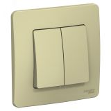 BLANCA С/У 2-клавишный ВЫКЛЮЧАТЕЛЬ (cх.5), 10А, 250B, БЕЖЕВЫЙ BLNVS010507 Systeme Electric