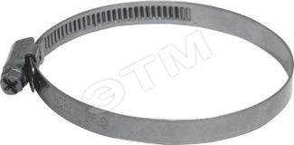 Хомут обжимной (нержавеющая сталь) 80-100 мм 64289 FIT