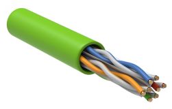 Витая пара U/UTP кат.6 4x2х23AWG solid LSLTx      нг(А)-LSLTx зеленый (305м) LC1-C604-122 ITK
