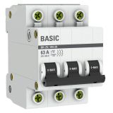 Выключатель нагрузки 3P 63А ВН-29 Basic SL29-3-63-bas EKF