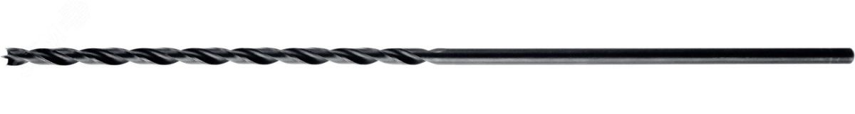 Сверло спиральное по дереву d 6x300/150мм, М-образная заточка 29421-300-06_z01 ЗУБР