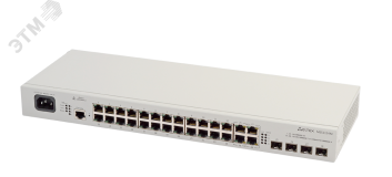 Коммутатор управляемый L2 24 порта RJ45/Combo 10 100 1000 Мб/с 1000674496 ELTEX