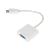 Переходник штекер HDMI - гнездо VGA, провод, 17-6835 REXANT