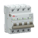Выключатель автоматический AV-6 DC 4P 16A (C) 6kA EKF AVERES mcb6-DC-4-16C-av EKF