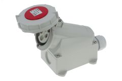 Розетка настенная контейнерная 32A/400V/3P+E/IP67/3h, никель. конт. 00-00032748 INPIN