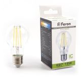 Лампа светодиодная LED 15вт Е27 белый FILAMENT 38242 FERON