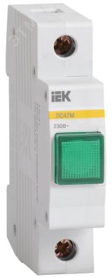 Лампа сигнальная DIN 1P зеленая матрица ЛС-47М MLS20-230-K06 IEK