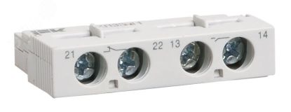 Контакт дополнительный к пускателю 1з+1р ДКП32-11 поперечный DMS11D-AE11 IEK