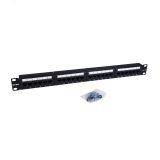 Патч-панель 24 UTP порта RJ45. cat.6. 1U. Dual IDC. без органайзера ЦБ-00158986 NTSS