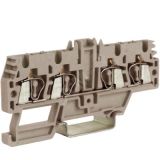 HMM.2/2+2GR Зажим проходной 2.5 кв.мм серый 2 ввод/2 вывода ZHM520GR-RET DKC