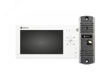Комплект видеодомофона Optimus VM-7.0 (w)+ DS-700L (сереб.) В0000014977 Optimus CCTV