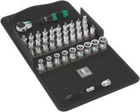 Набор с трещоткой 8100 SA All-in Zyklop Speed с функцией фиксации крепежа привод 1/4 42 предмета комплектация: 1x 8000 A Трещотка Zyklop Speed с 1/4 1/4 x 152 мм 1x 8796 LA Удлинитель Zyklop 1/4 1/4 x 150 мм 1x 8794 A Качающийся удлинитель Zyklo WE-003755
