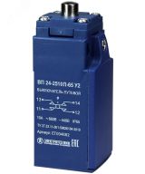 ВП 24-2510П-65 У2, толкатель, 1з+1р, инерционный, 20 мм, без сальника, 3А, IP65, выключатель путевой  (ЭТ) ET004682 Электротехник