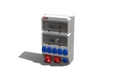 Устройство распределительное настенное пластик IP44 63A корпус 297х504х177 серый 00-00001846 AlpenBox