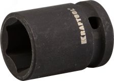 Головка торцевая ''INDUSTRIE QUALITAT'' ударная (1/2''), FLANK, Cr-Mo, фосфатированная, 19 мм 27940-19_z01 KRAFTOOL