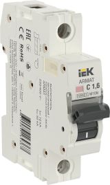 ARMAT Выключатель автоматический однополюсный C 1.6А M10N AR-M10N-1-C1D6 IEK