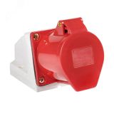 Розетка кабельная 32А 3Р+Е IP44 на поверхность 380В ps-124-32-380 EKF