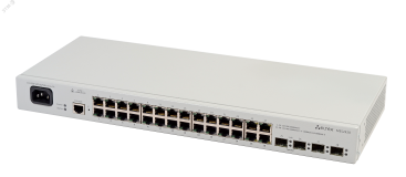 Коммутатор управляемый L2 24 порта 10/100/1000 Мб/с, 4хSFP, SFP+, 220V AС 1000671401 ELTEX