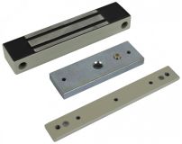 Замок электромагнитный, планка в комплекте, цвет коричневый AT-02467 AccordTec