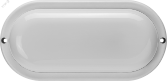 Светильник светодиодный ДБП-12вт OBL-O4-12-6.5K-WH-IP65-LED 27053 ОНЛАЙТ