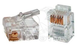 Телефонный разъем RJ-12(6P6C) (3/3 микродюйма) (100 шт) 49378 Hyperline