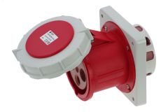 Розетка встраиваемая 125A/400V/3P+E/IP67, фланец 130x130 00-00032497 INPIN