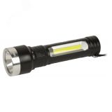 Фонарь светодиодный UA-501 универсальный, аккумуляторный, COB+LED, 5 Вт, резина Б0052743 ЭРА
