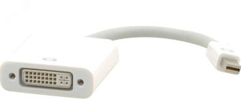 Переходник Mini DisplayPort М на DVI F, 1080p, 0.15 м., белый 1000511434 Kramer