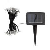 Каскад Lamper Ночной букет LED 4 м с выносной солнечной панелью 2 м и аккумулятором, теплое белое свечение 602-270 REXANT