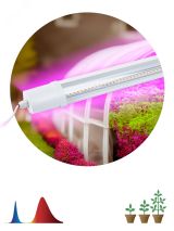 Светильник для растений, фитолампа светодиодная линейная FITO-24W-RB-N красно-синего спектра 24 Вт Б0061425 ЭРА