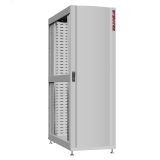 Шкаф серверный 48U 800х1070 передняя дверь: одностворчатая глухой металл IP51. задняя дверь: протект IP41. боковые панели: без. цвет: серый RAL7035  NS 8148.7260 SYSMATRIX