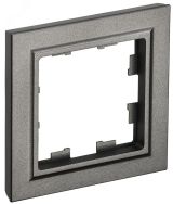 BRITE Рамка 1 пост РУ-1-БрТБ темная бронза BR-M12-K45 IEK