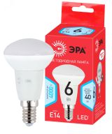 Лампа светодиодная / E14 6 Вт рефлектор нейтральный RED LINE LED R50-6W-840-E14 R Е14 Б0050700 ЭРА