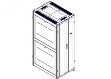 Шкаф Uniprom. 42U-750/1070. боковые панели 4шт. черный UR3150 Systeme Electric