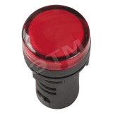 Лампа AD16DS LED матрица d16мм красный 36В AC/DC BLS10-ADDS-036-K04-16 IEK