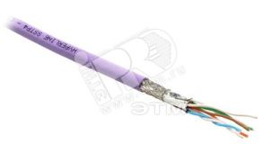 Витая пара экранированная S/FTP категория 7(600MHz) 4 пары(26 AWG) многожильный(patch) LSZH(500м) 236297 Hyperline