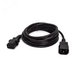 Шнур питания NTSS для БРП IEC 60320 C13 - IEC 603 20 C14. 3х1.0. 3 м. ГОСТ ЦБ-00139668 NTSS